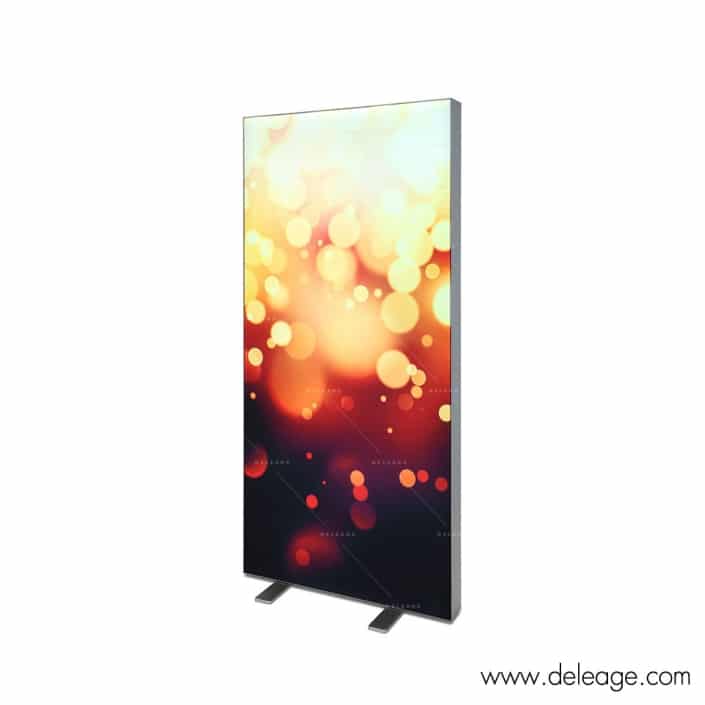 totem-lumineux-interieur-premium Totem lumineux intérieur premium — Totem lumineux intérieur LIGHT BOX PREMIUM textile imprimé
