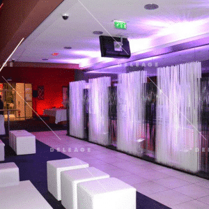 Location cloison exposition stick — Location BANQUETTE CANAPE SOLID