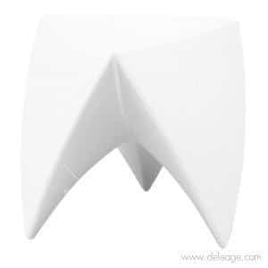Pouf spootnik blanc — Location BANQUETTE CANAPE SOLID