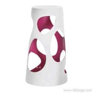 Tabouret cup blanc fushia — Location BANQUETTE CANAPE SOLID