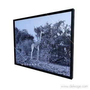 Caisse américaine aluminium noir f — CADRE SLIM Aluminium