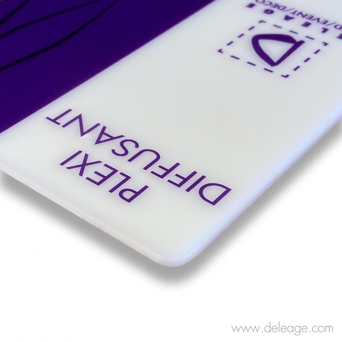 Impression sur plexi diffusant