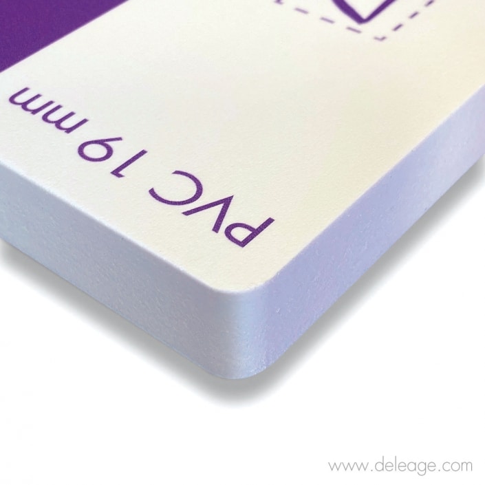 Impression sur PVC 19mm (vue 3)