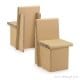Chaise EN carton — Mobilier en carton TABLE HAUTE mange debout (vue 2)