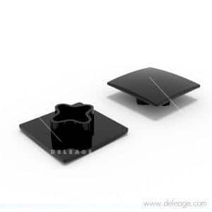 Connecteur capuchon black T3 — Caps Connecteur GAMME T3 gris/noir/chromé