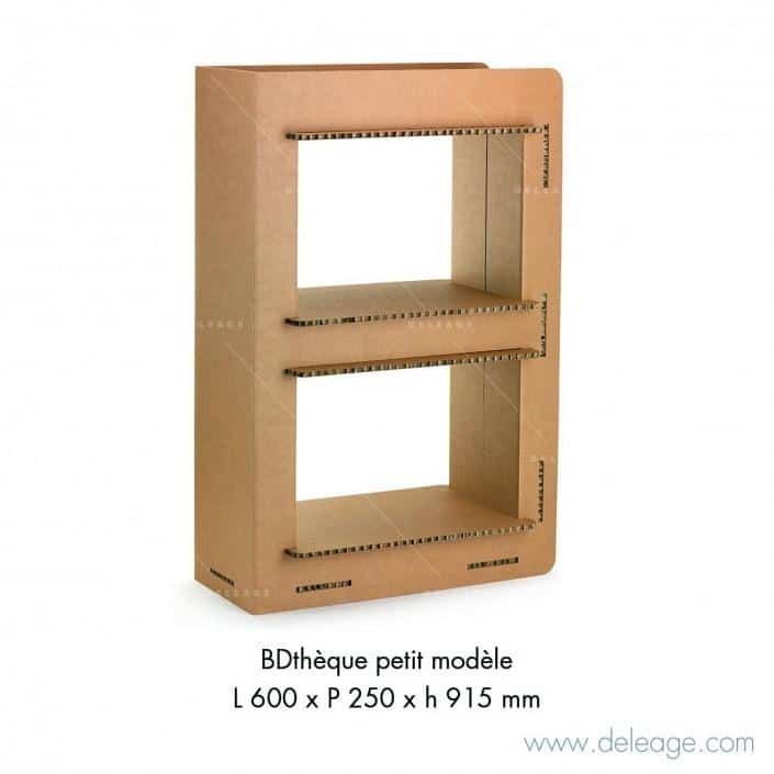 BDTHEKPETIT_FRG090_20732.eps étagère EN carton — Mobilier en carton TABLE HAUTE mange debout