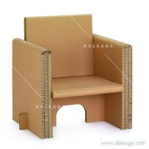 Fauteuil EN carton — Mobilier en carton TABLE HAUTE mange debout