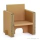 Fauteuil EN carton — Mobilier en carton TABLE HAUTE mange debout