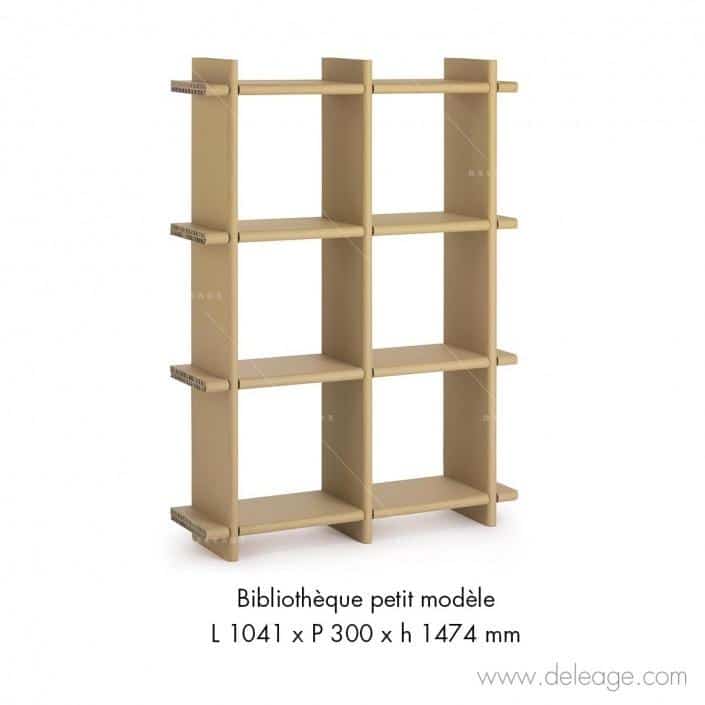 PETITBIBLIO_FRG0920_20269 Petite bibliotheque EN carton — Mobilier en carton TABLE HAUTE mange debout