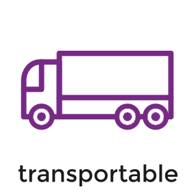 Picto transportable camion