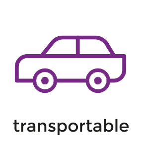 Picto transportable voiture