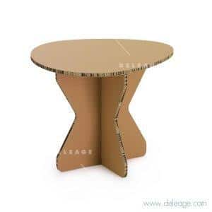Table basse ronde — Mobilier en carton TABLE HAUTE mange debout