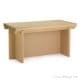 Table de présentation EN carton — Mobilier en carton TABLE HAUTE mange debout