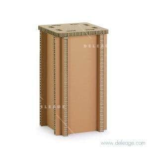 Tabouret haut EN carton — Mobilier en carton TABLE HAUTE mange debout