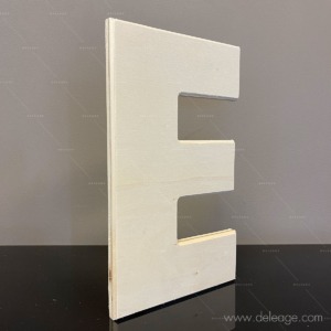 Lettres bois 10mm chanfrein