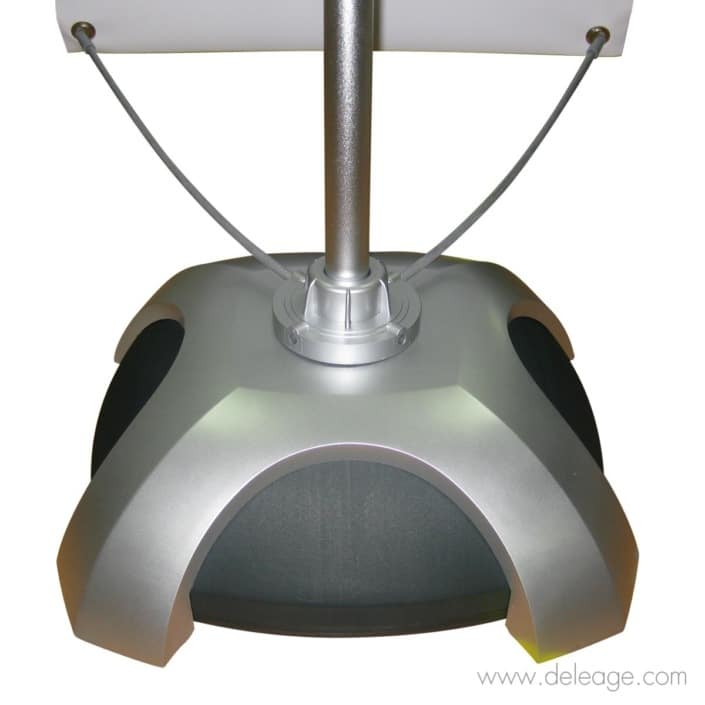 totem-cyclone-pied Totem cyclone pied — Totem recyclé CYCLONE 600 x 1800 mm
