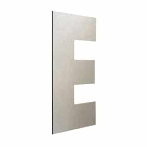 Dibond alu brosse d — Lettre et logo ALUMINIUM/DIBOND