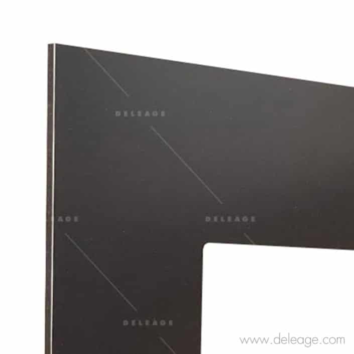 dibond-noir-dZ Dibond noir dZ — Lettre et logo ALUMINIUM/DIBOND