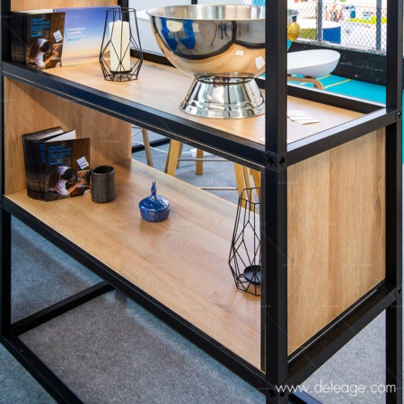 étagère T3 déco — Profilé alu GAMME T3 DECO noir droit