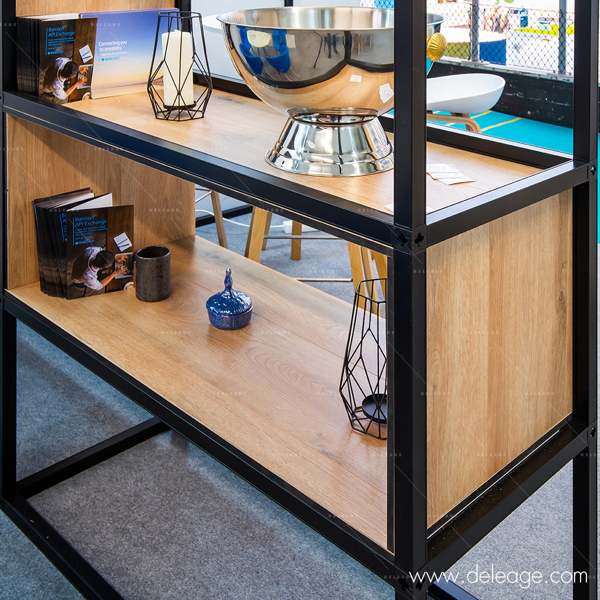 Etagere-T3-deco étagère T3 déco — Profilé alu GAMME T3 DECO noir droit