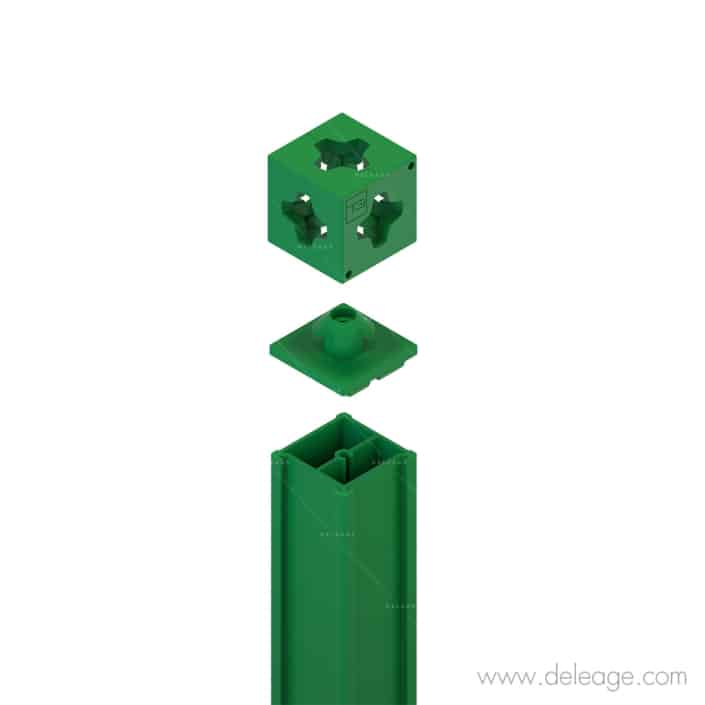 T3 DECO-GREEN TUBE ASM 2_0018 T3 déco green tube asm — Profilé alu GAMME T3 DECO noir droit (vue 18)