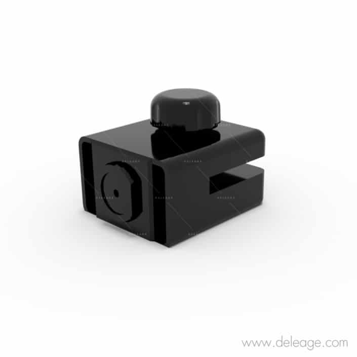 fixation-panneau-pour-T3-déco Fixation panneau pour T3 déco — Profilé alu GAMME T3 DECO noir droit