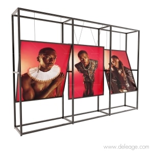 Grille expo double — Expo photo GRILLE D'EXPOSITION horizontale modulable