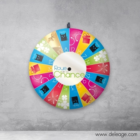 Roue de loterie EN situation — Roue de loterie murale  WHEEL WALL  kit complet