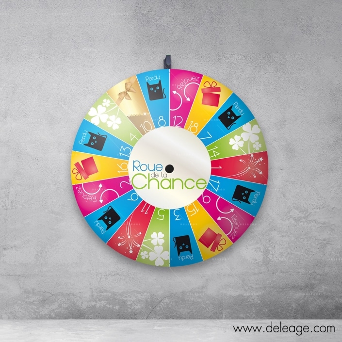 roue-de-loterie-en-situation Roue de loterie EN situation — Roue de loterie murale WHEEL WALL kit complet