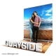 Photocall RollUp avec texte EN volume et tapis — Nouveau Photocall 3D ROLL UP XXL avec kit 3D