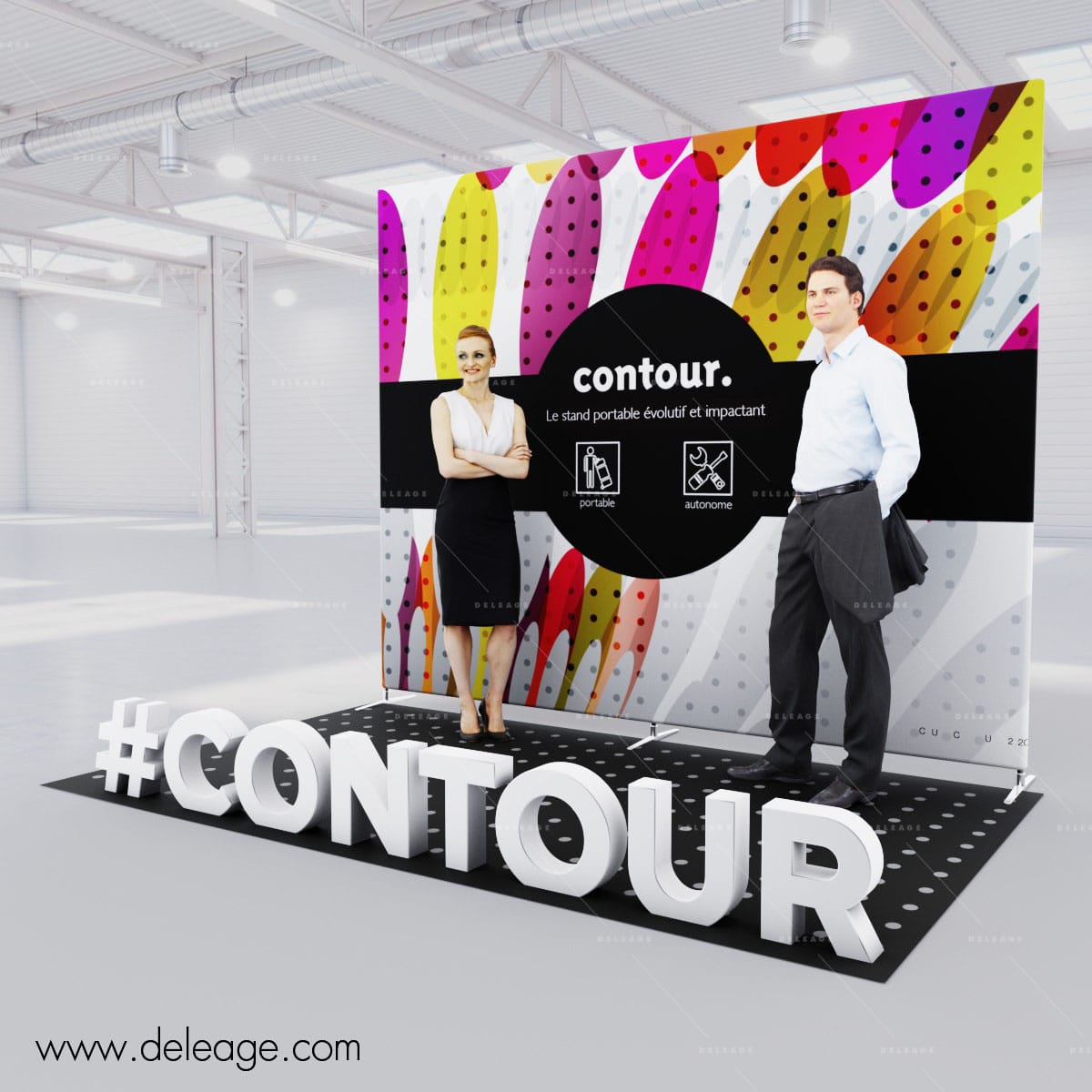 photocall-contour-3m-et-kit-3D-insitue Photocall contour 3m et kit 3D insitue — Nouveau Photocall 3D CONTOUR TISSU avec kit 3D