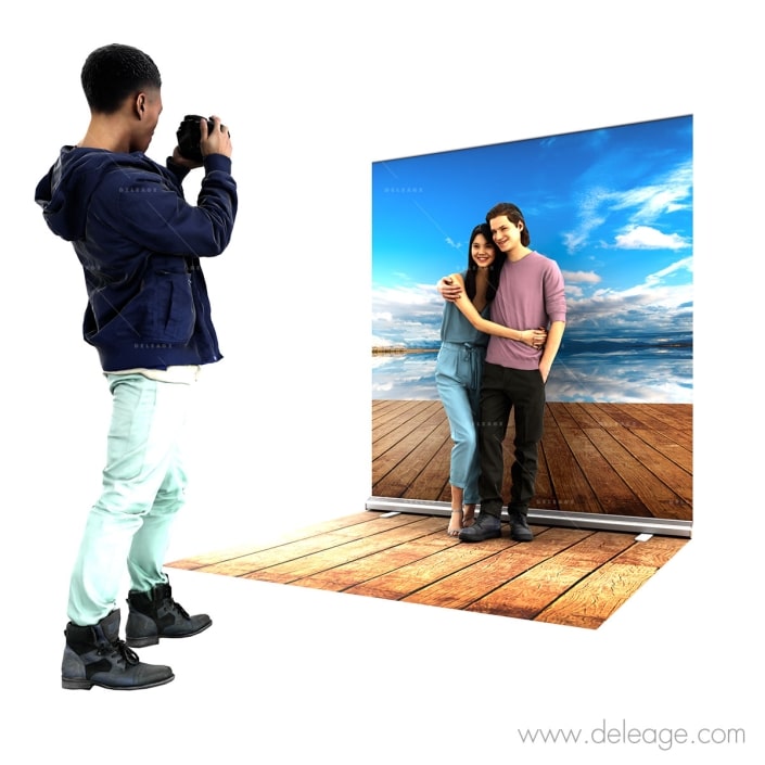photocall-rollup-avec-tapis Photocall rollup avec tapis — Nouveau Photocall 3D ROLL UP XXL avec kit 3D