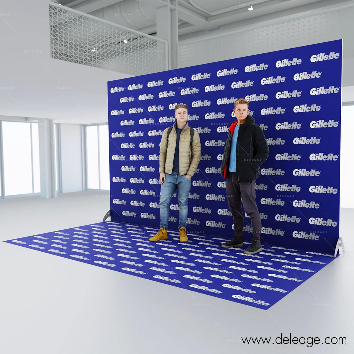 photocall-xxl-T3-avec-tapis-insitue Photocall XXL T3 avec tapis insitue — Nouveau Photocall 3D ROLL UP XXL avec kit 3D