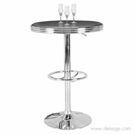 Location table haute style americain — Location TABLE REGLABLE style Américan diners