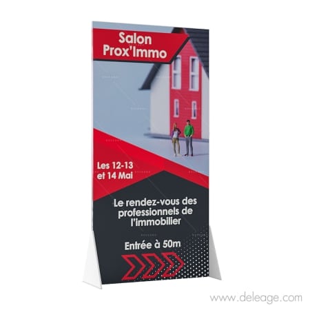 Panneau sur pied — Affichage publicitaire TOTEM RIGIDE M Panneau sur pieds