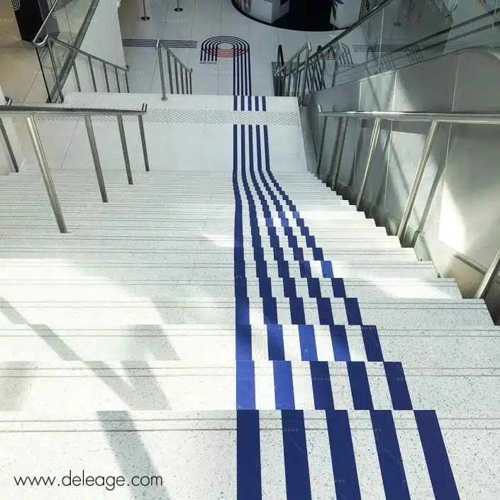 sticker-sol Sticker sol — Décor ESCALIER contre-marches