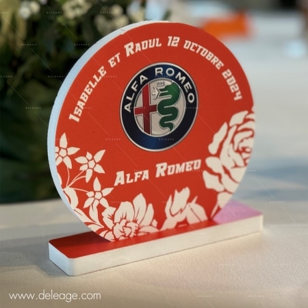 Identification pour table événementielle — MARQUE TABLE personnalisé