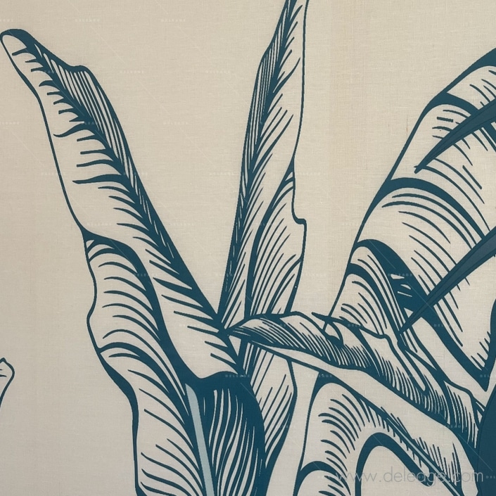 Lin à — Tissu Oeko-Tex