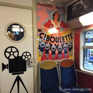 Expo train rer — TOTAL COVERING dans le RER D le train du cinéma