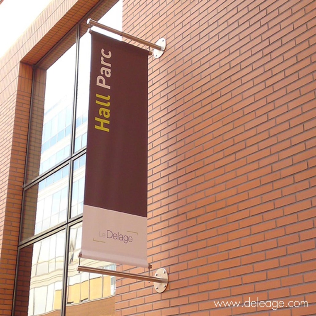 Potence-inox Potence inox — Signalétique - ENSEIGNES DRAPEAUX