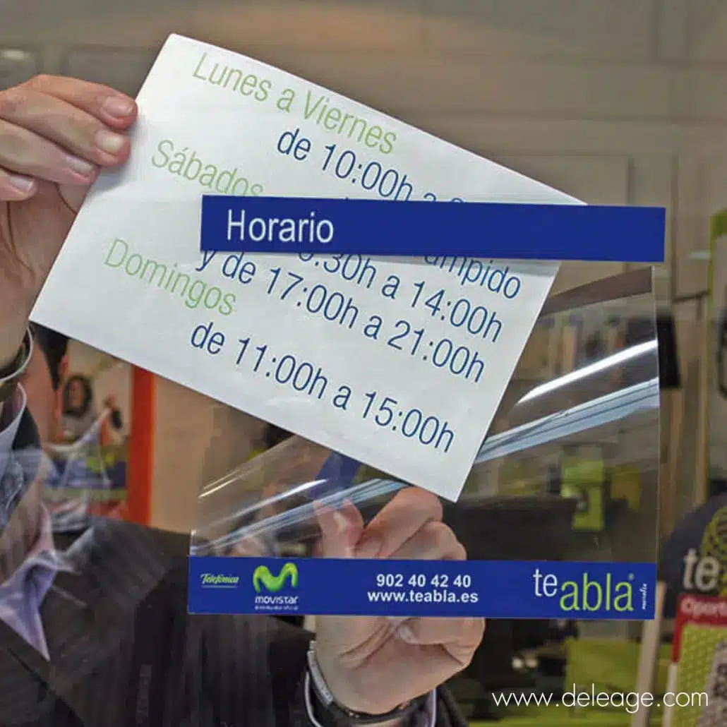 porte-visuel-de-vitrine-economique Porte visuel de vitrine economique — Signalétique - PORTE AFFICHE SUR PIED, A POSER, A SUSPENDRE