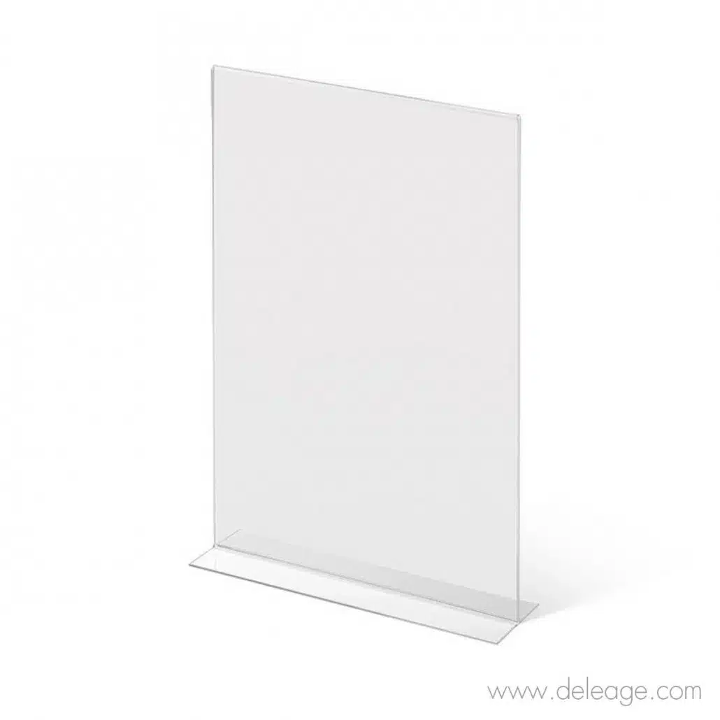 porte-visuel-plexiglas-droit-A4 Porte visuel plexiglas droit a4 — Signalétique - PORTE AFFICHE SUR PIED, A POSER, A SUSPENDRE