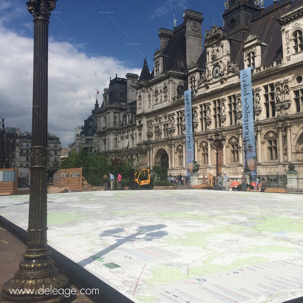 IGN mairie de Paris 8 Ign mairie de Paris — Impression adhésive de cartes géantes (vue 8)