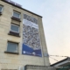 Bâche grand format sur facade — Un CADRE MONUMENTAL sur la façade de l’hôpital privé de PARLY 2