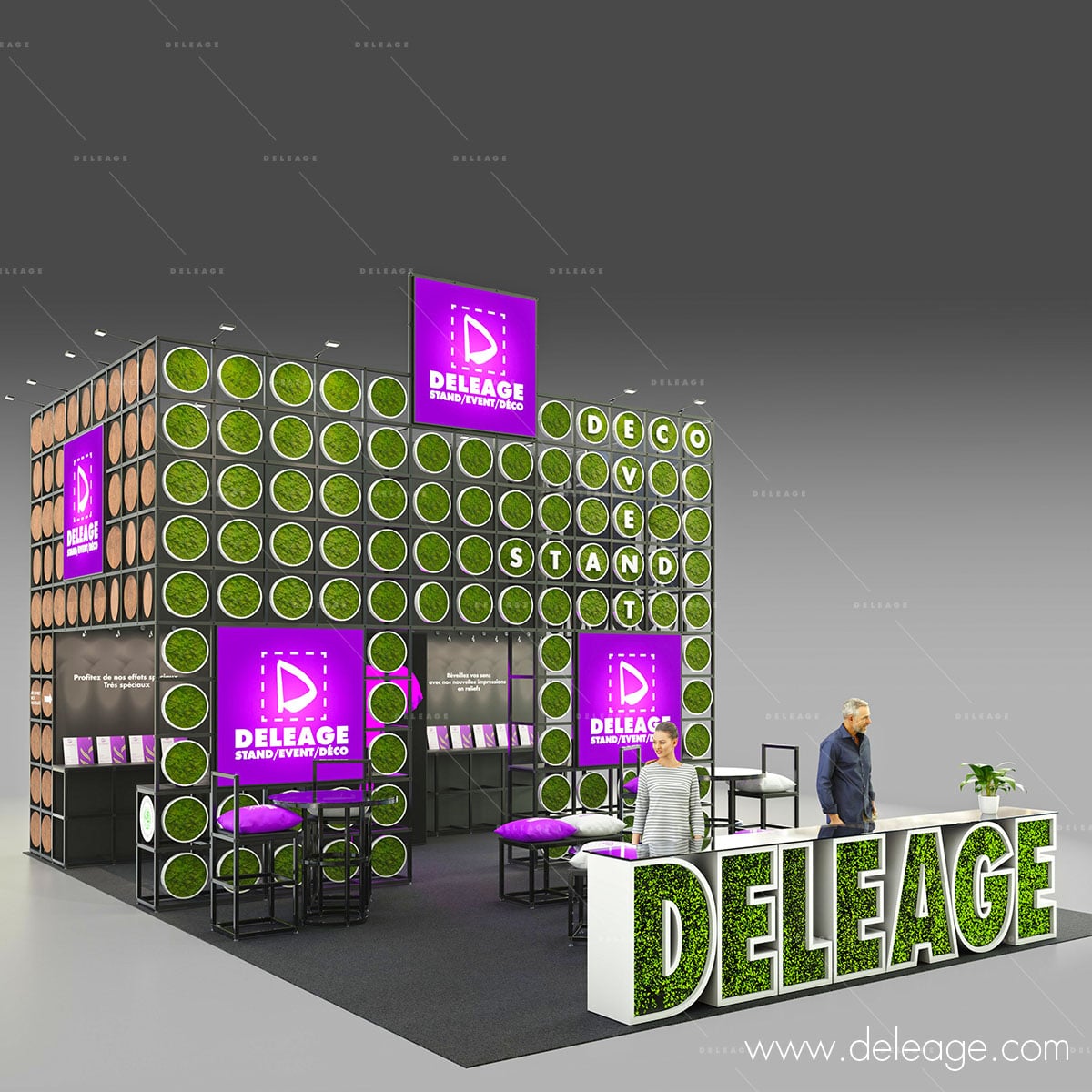 stand-modulaire-vegetal-Heavent (3) Stand modulaire végétal Heavent — EN AVANT PREMIERE : découvrez le stand DELEAGE sur HEAVENT 2021 (vue 3)