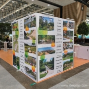 Stand Hline tissu réservé et comptoir — Avec son STAND Hline GREEN STYLE soigne son STYLE (vue 2)