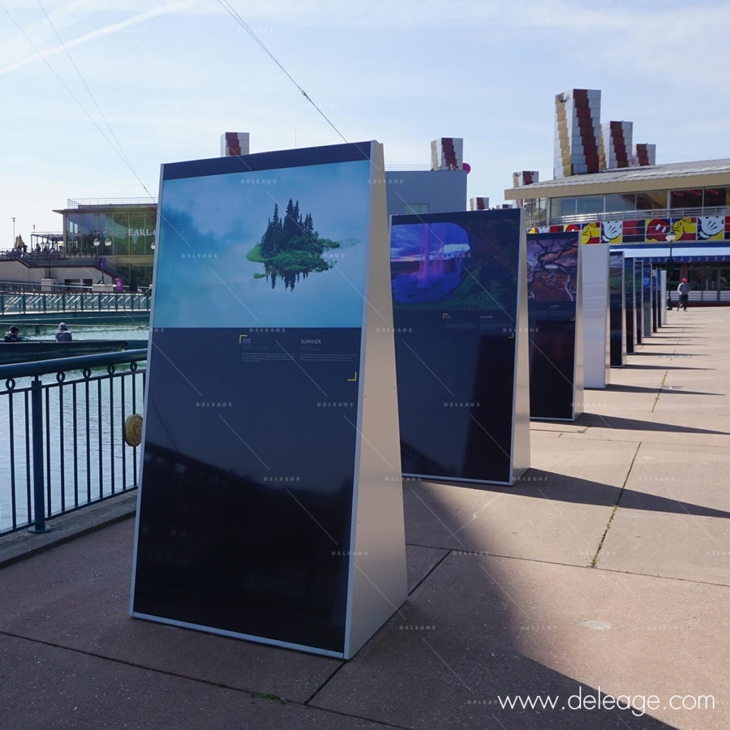 totem-exterieure-pour-expo Totem extérieure pour expo — Fabuleuse expo extérieure du NATIONAL GEOGRAPHIE chez DISNEYLAND PARIS !