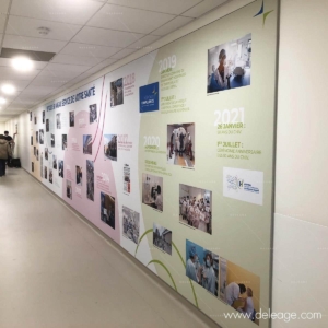 Décoration mural tissu tendu — Une grande histoire en TISSU MURAL (vue 3)