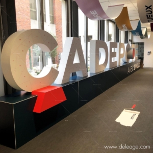 Lettres volume polystyrène PVC magnetique — Le Road show BRICO DEPOT c’a dépote !