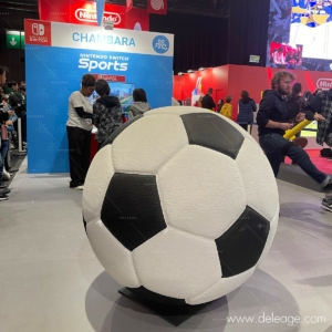 Reproduction ballon de foot grand format polystyrène — La REPRODUCTION D'OBJET 3D en polystyrène est un art ! (vue 6)